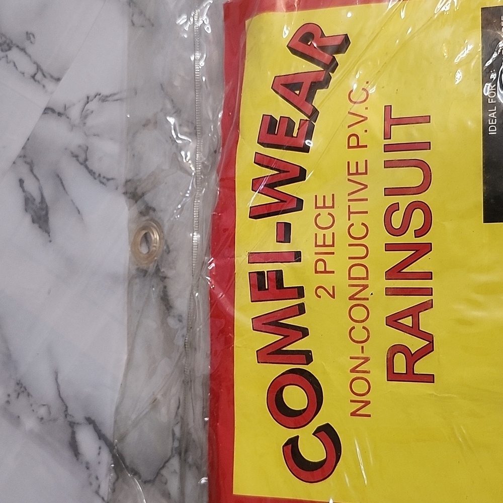 NIB Comfi-Wear 2pc Bib Style Rainsuit - Picture 7 of 16